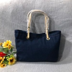 NWOT - Dark Navy Denim Tote Bag